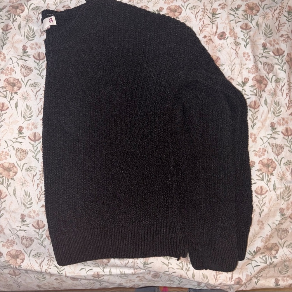 Nike Kids Black Knit Sweater